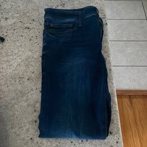 Skinny medium wash 4 way hyper stretch jeans